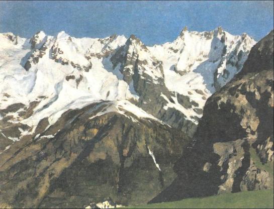 Range of mountains, Mont Blanc Isaac Ilich Levitan - 1897